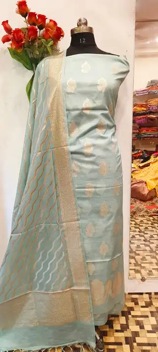 Banarasi cotton  uploaded by GA Fabrics on 4/10/2023