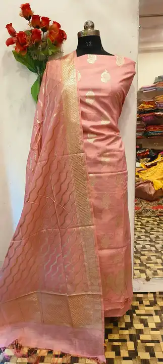 Banarasi cotton  uploaded by GA Fabrics on 5/28/2024