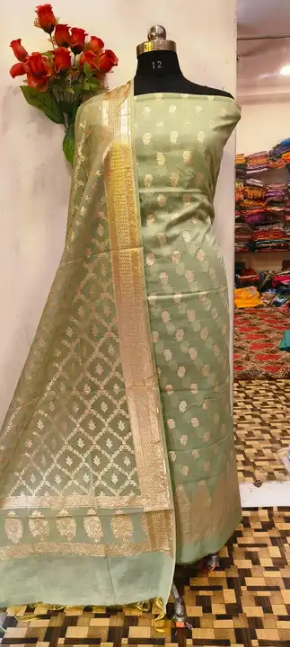 Banarasi cotton  uploaded by GA Fabrics on 4/10/2023