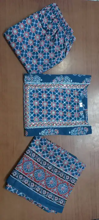*S TO 3XL,Cotton Printed Kurti with Printed pant and printed dupptta uploaded by Online Ladies Dresses on 4/10/2023