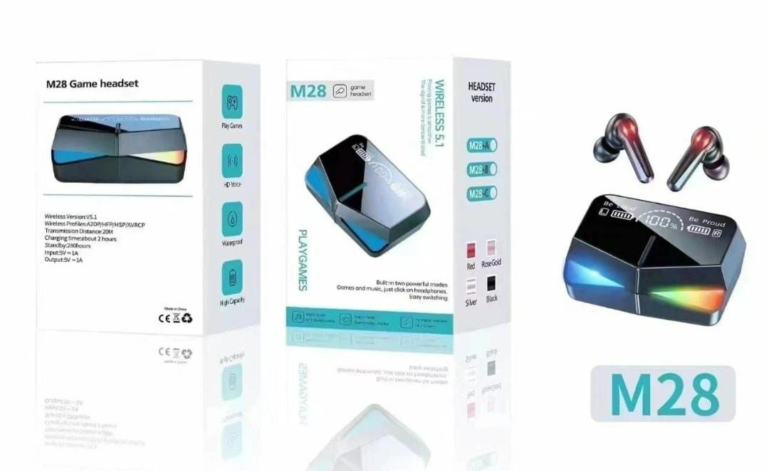 M28 True wireless earphone with powerbank uploaded by business on 4/10/2023