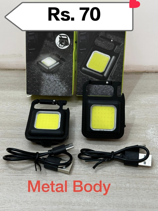 Keychain Light with metal body uploaded by KPtech Mobile Accessories on 5/26/2024