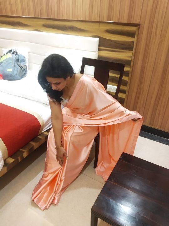 Fantastic satin saree uploaded by business on 3/4/2021