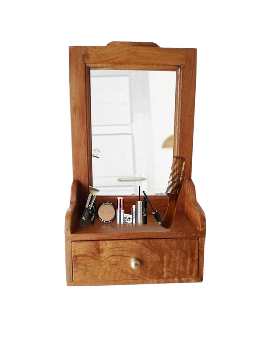 Wooden mirror 1 Drawer  uploaded by business on 4/10/2023
