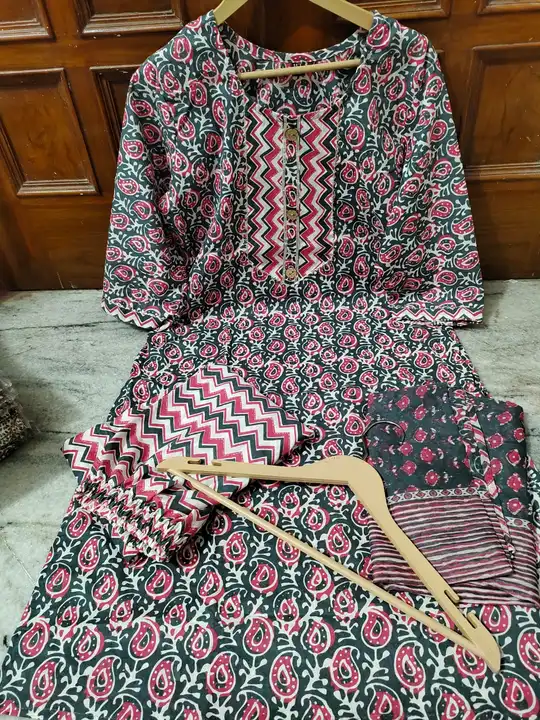 Kurti pant duppta  uploaded by Ruhi Collection  on 4/10/2023