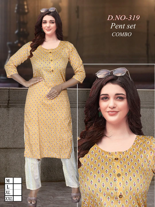 Cotton Capsule Kurti With Pant uploaded by business on 4/10/2023