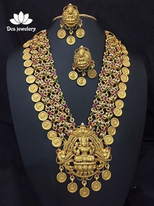 Premium quality  Laxmi coin neck set  uploaded by business on 3/4/2021