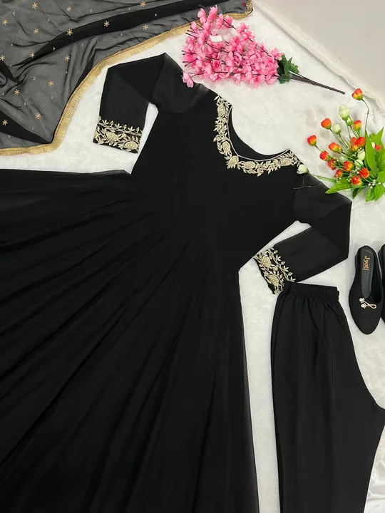 Launching New Designer Party Wear Look Heavy Embroidery Sequence Work Gown uploaded by Fatema Fashion on 4/10/2023