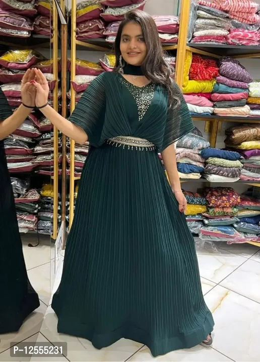 *Beautiful Georgette Ethnic Gown For Women uploaded by REBA WOODCITY on 5/30/2024