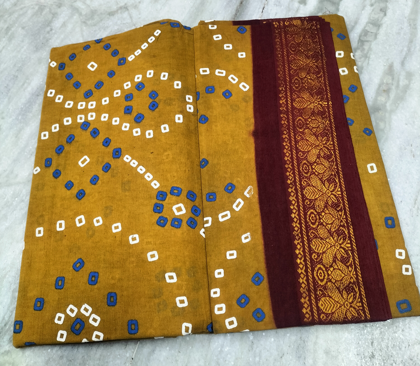 Pure cotton sarees uploaded by business on 4/10/2023