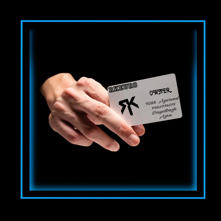 Visiting card store images of Rk'£