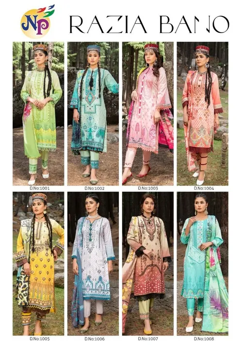 LAUNCHING RAZIA BANO SUITS & DRESS MATERIAL uploaded by Swastik creation on 4/10/2023