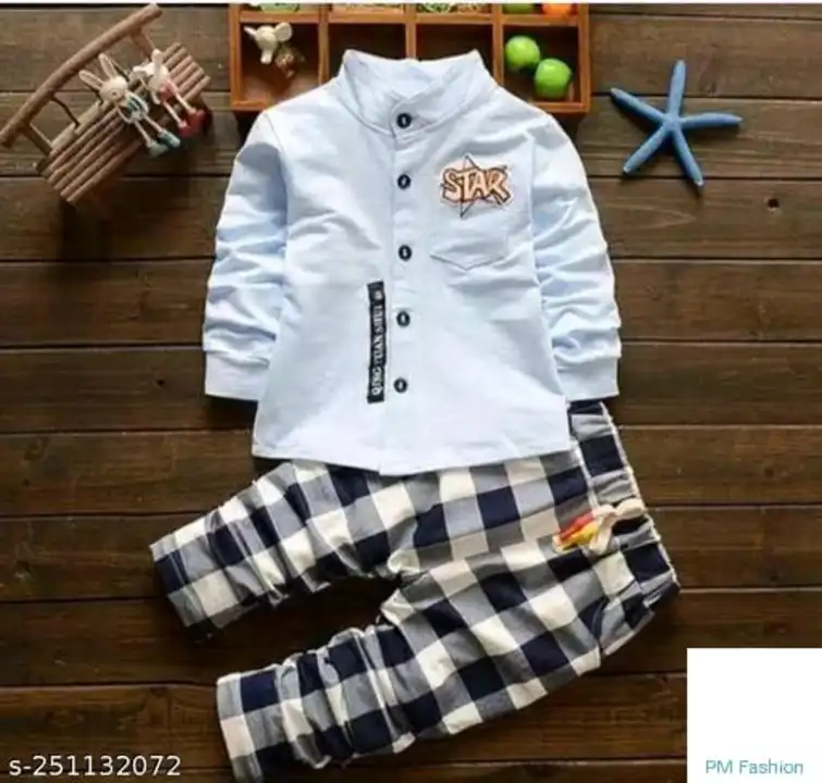 Modern stylish boys top and bottom sets  uploaded by business on 4/10/2023