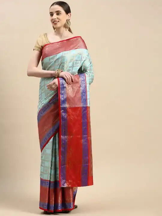 Kanchipuram handloom weaving silk saree uploaded by VARDHAK COLLECTION  on 4/10/2023