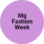 Business logo of Mg fashion week