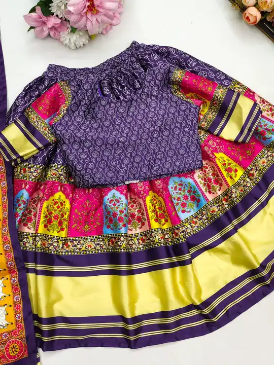 Lehenga choli for girls  uploaded by Taha fashion from surat on 4/10/2023