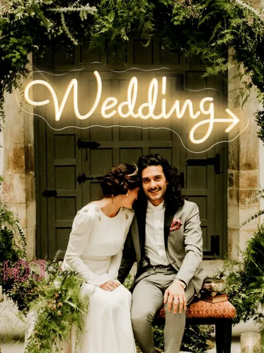 Wedding neon sign 30*20(inches) uploaded by business on 4/10/2023