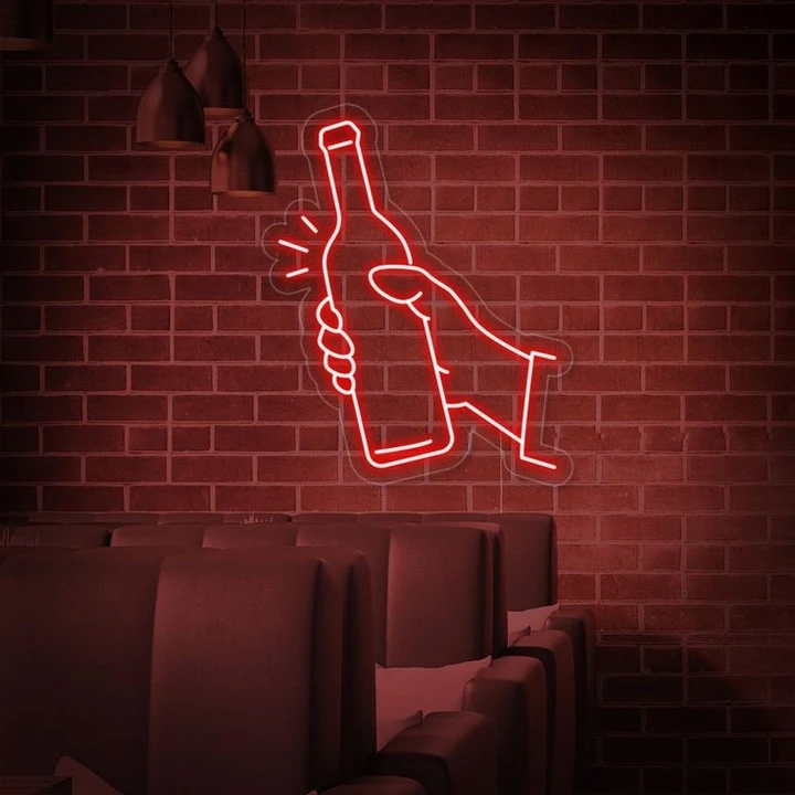 Bottle Neon sign 30*20(inches) uploaded by business on 4/10/2023