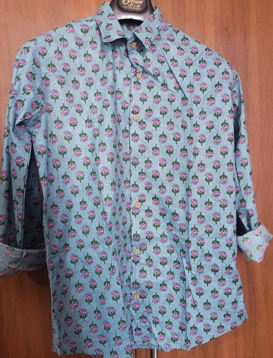 Sanganeri printed shirts uploaded by L.N.Creations on 4/10/2023