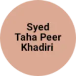 Business logo of SYED TAHA PEER KHADIRI