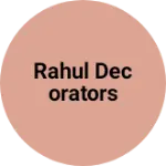 Business logo of Rahul decorators