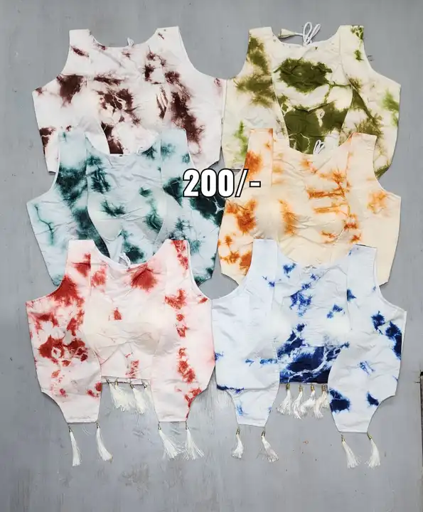 Cotton Sibori print blouse uploaded by JMC BLOUSE SURAT on 4/10/2023