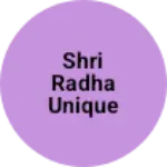 Business logo of Shri Radha unique