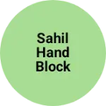 Business logo of SAHIL HAND BLOCK