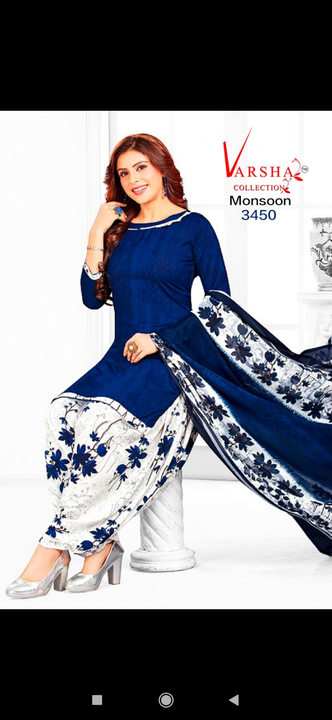 Varsha synthetic dress beautiful design and colours available  uploaded by Heena fashion house on 4/10/2023