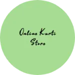 Business logo of Online kurti store