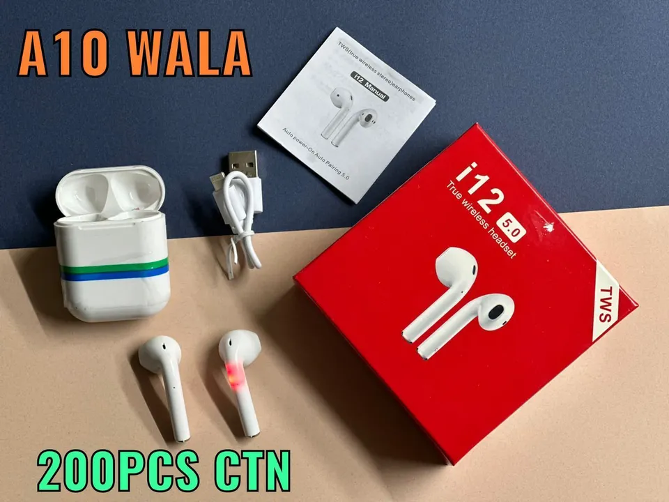 i12 airpods  uploaded by Shree vinayak trading on 5/31/2024