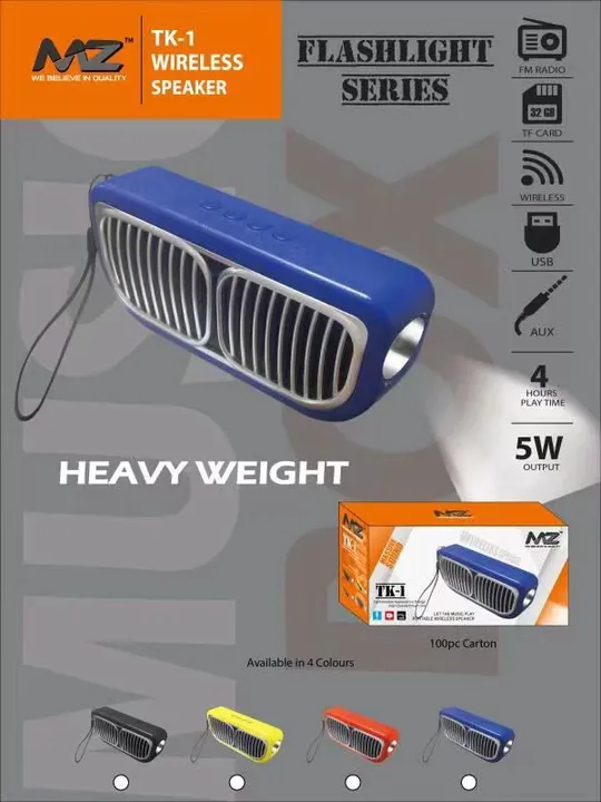 Mz bluetooth speaker  uploaded by Shree vinayak trading on 4/10/2023