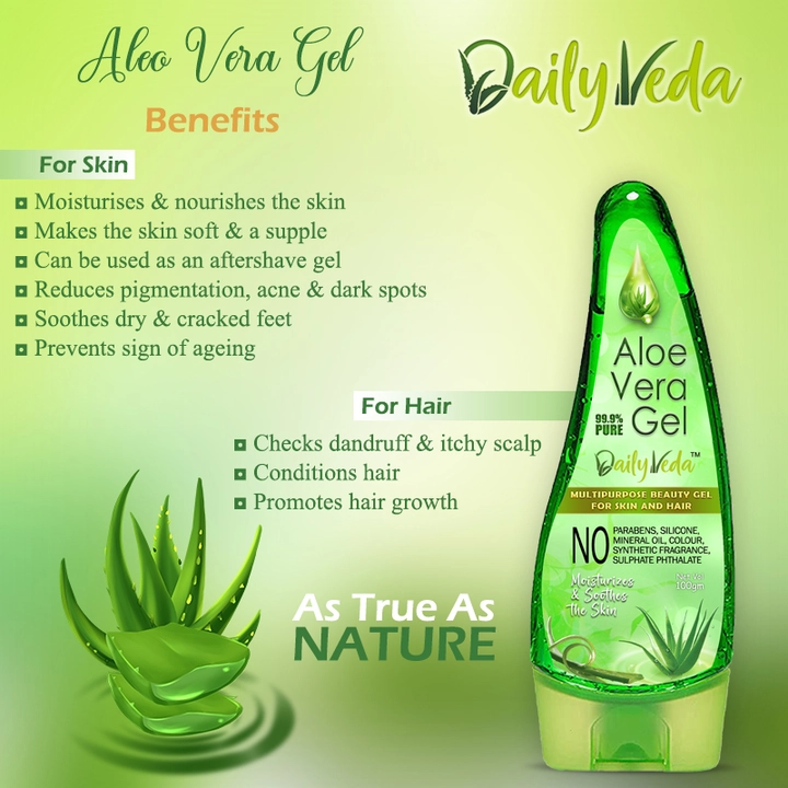 Daily Veda Aloe vera gel 100gm uploaded by business on 4/10/2023