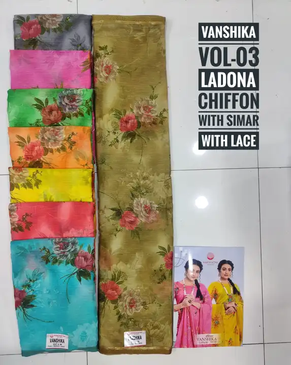 Sifon sarees uploaded by SK Tex on 4/10/2023