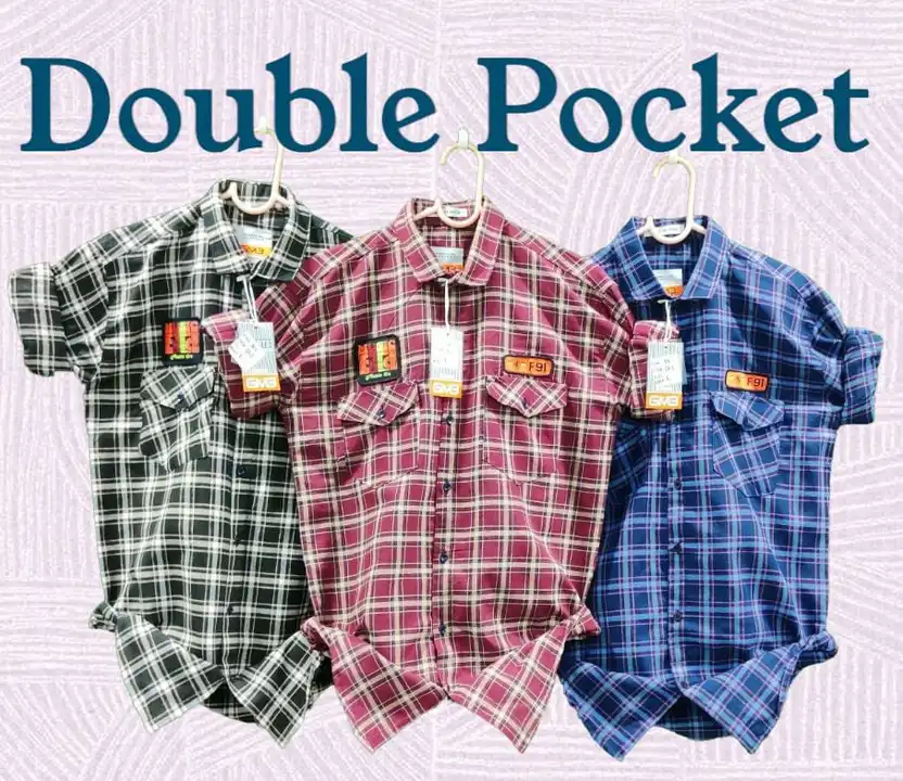Post image Double pocket shirt available size M L XL