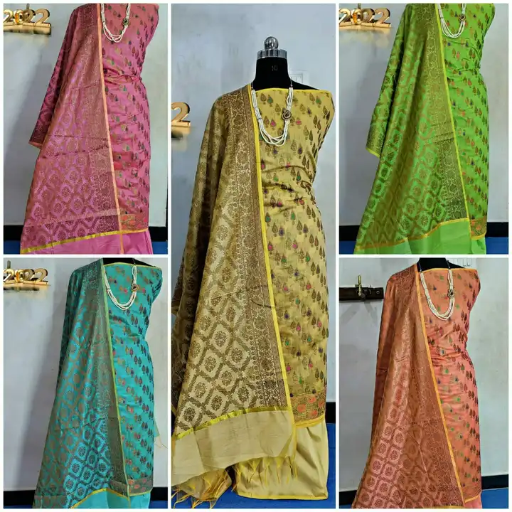 Banarasi suit uploaded by Silk valley on 4/10/2023