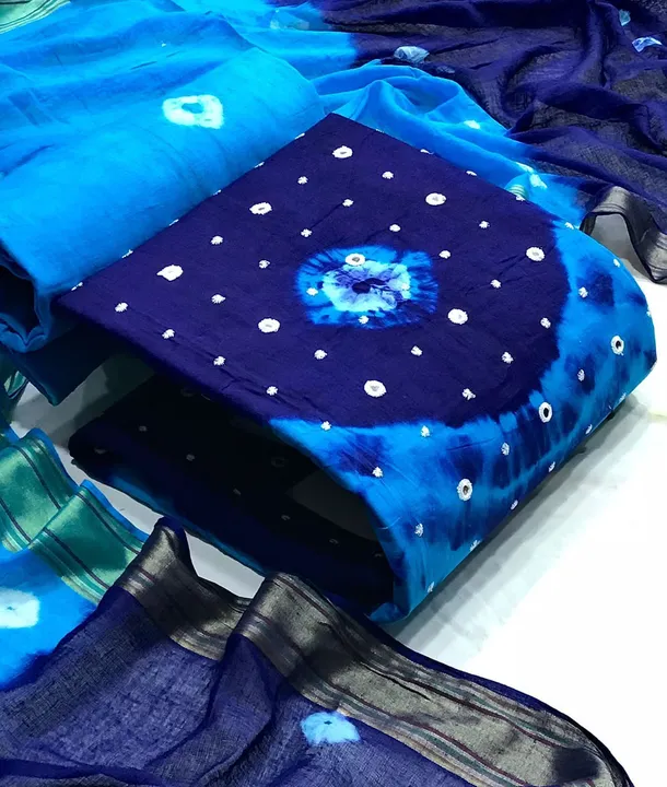 Original potli Cotton with embroidery mirror work Bandhni uploaded by Fatema Fashion on 4/10/2023