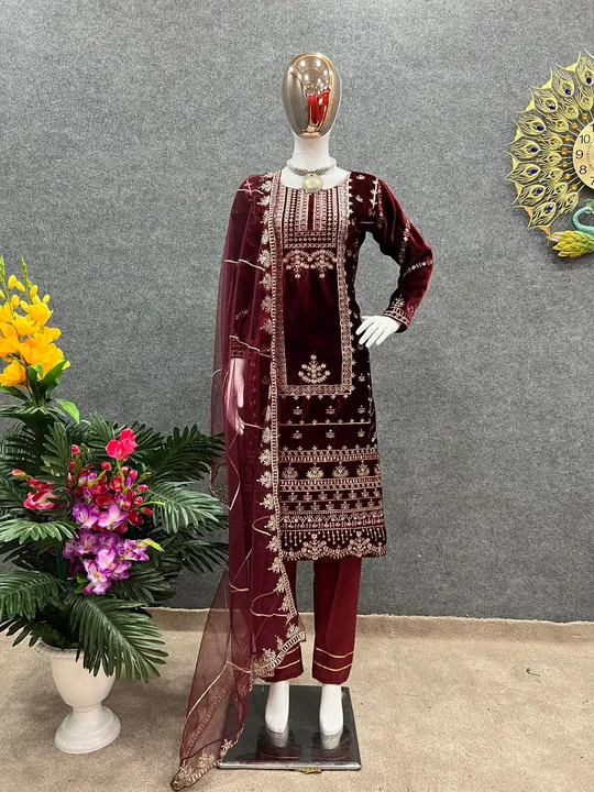 Launching New Designer Party Wear Look Top-Dupatta and Fully Stiched Bottom  uploaded by Fatema Fashion on 4/10/2023
