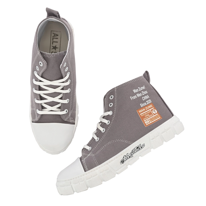 Canvas gray boot uploaded by business on 4/10/2023