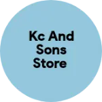 Business logo of KC and sons store