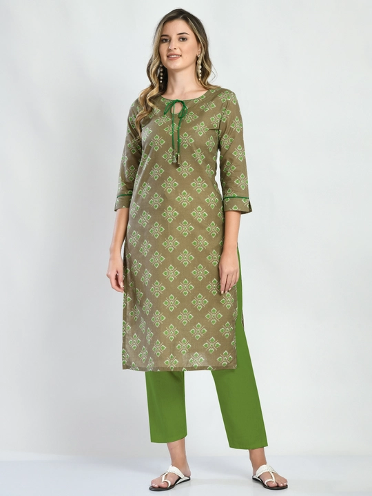 cotton printed kurta uploaded by Riya Fashion on 4/10/2023