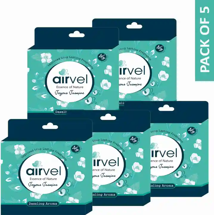 Airvel Block Jasmine Flavor For Amazing Fragrance 75g Pack Of 5 uploaded by Getnow Products  on 4/10/2023