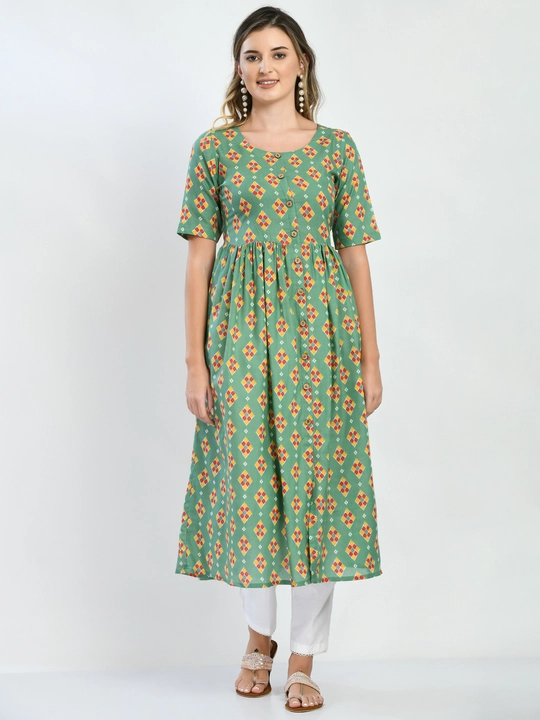 cotton printed dress uploaded by business on 4/10/2023