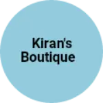 Business logo of Kiran's boutique