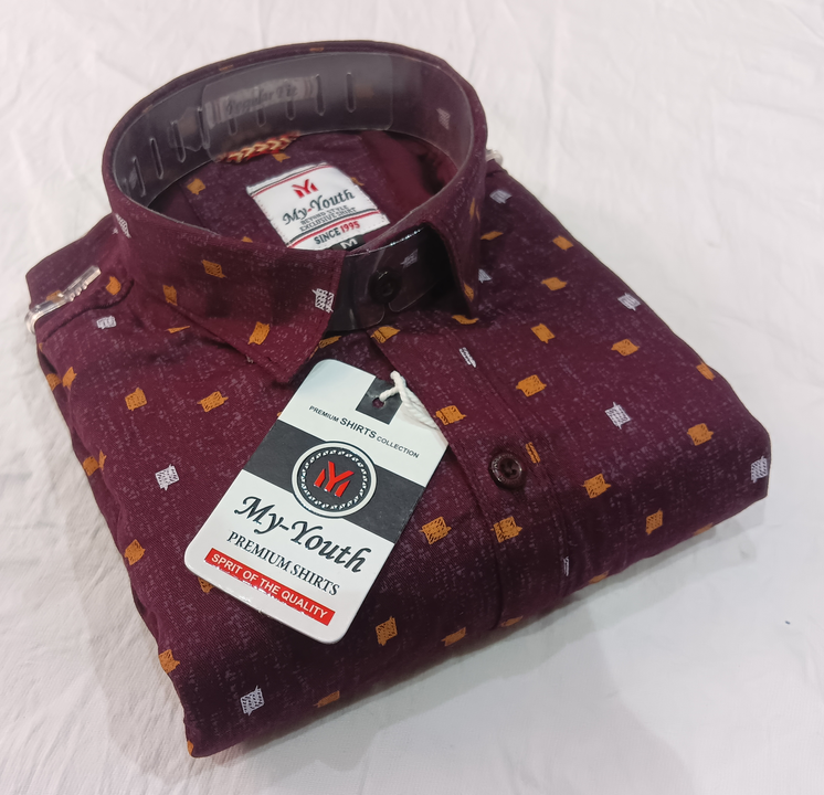 Cotton 30-30 Printed shirts 👕 Size S M L XL XXL  uploaded by My youth on 4/10/2023