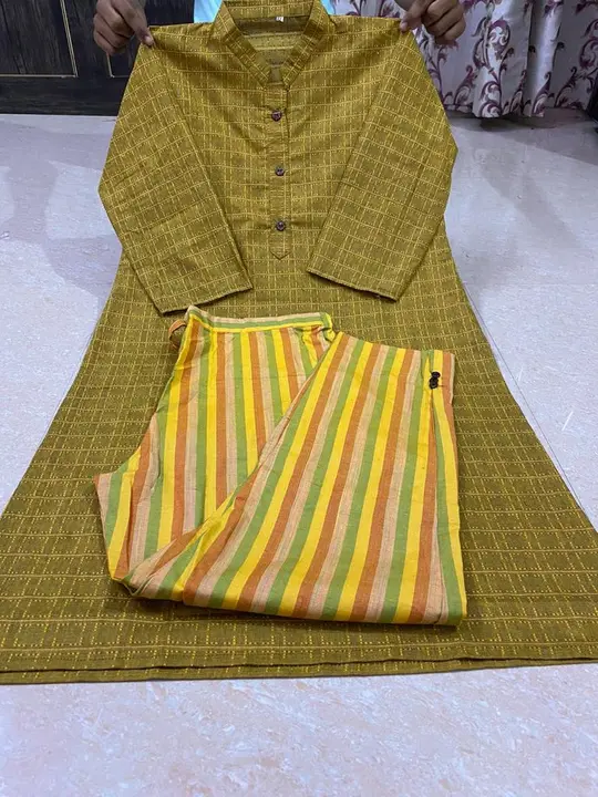 Khadhi cotton  uploaded by Kurtis collection on 4/10/2023