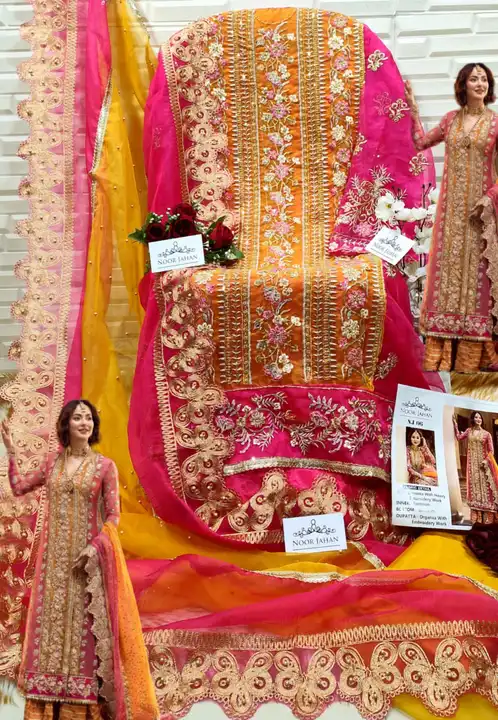 Noor jaha Pakistani suit  uploaded by Heena fashion house on 4/10/2023