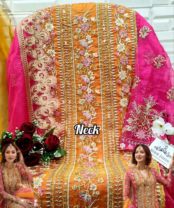 Noor jaha Pakistani suit  uploaded by Heena fashion house on 4/10/2023