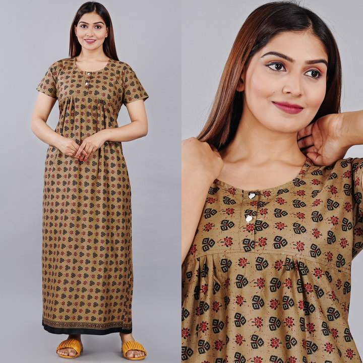 Cotton Nighty Night Gown For Women uploaded by Vetali Export on 4/10/2023
