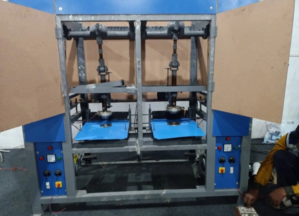 Double die double Moter heavy duty dona Pattal Making Machine uploaded by Shree Shyam Industries Dona Machine Kanpur on 4/10/2023